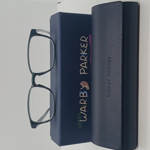 RX-ABLE UNISEX WARBY PARKER EYEGLASS FRAMES HARDY 175 BLUE